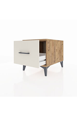Kronos Komodin Tek Çekmeceli 44x59x48 Çam-Aytaşı
