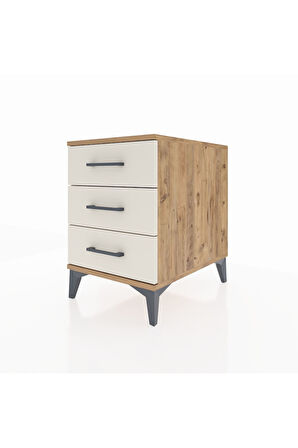 Kronos Komodin 3 Çekmeceli 44x59x64 Çam-Aytaşı