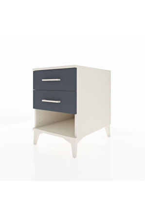 Kronos Komodin 2 Çekmeceli 44x59x64 Aytaşı-Antrasit