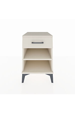Kronos Komodin Tek Raflı Tek Çekmeceli 44x59x64 Aytaşı-Aytaşı