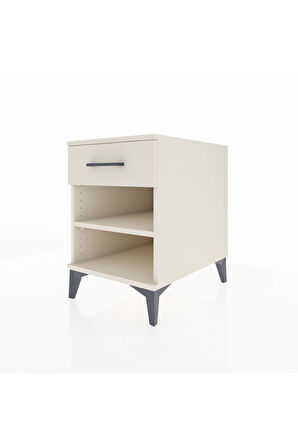 Kronos Komodin Tek Raflı Tek Çekmeceli 44x59x64 Aytaşı-Aytaşı