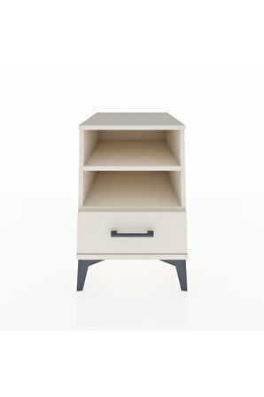 Kronos Komodin 2 Raflı Tek Çekmeceli 44x59x64 Aytaşı-Aytaşı
