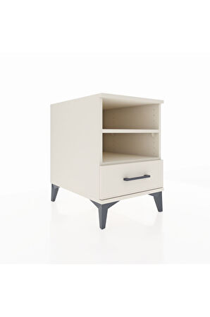 Kronos Komodin 2 Raflı Tek Çekmeceli 44x59x64 Aytaşı-Aytaşı
