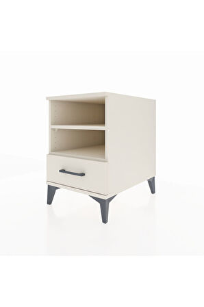 Kronos Komodin 2 Raflı Tek Çekmeceli 44x59x64 Aytaşı-Aytaşı
