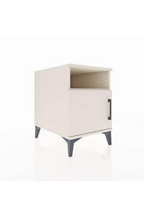 Kronos Komodin 2 Raflı Tek Kapaklı 44x59x64 Aytaşı-Aytaşı