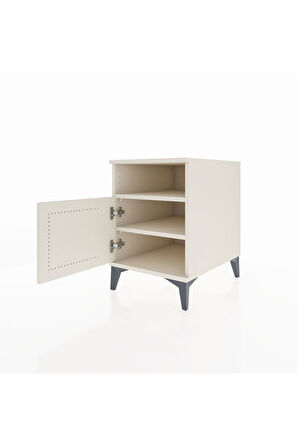 Kronos Komodin 2 Raflı Tek Kapaklı 44x59x64 Aytaşı-Aytaşı