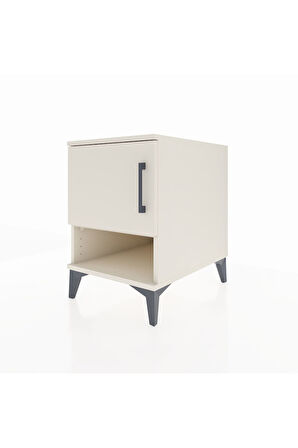 Kronos Komodin 2 Raflı Tek Kapaklı 44x59x64 Aytaşı-Aytaşı