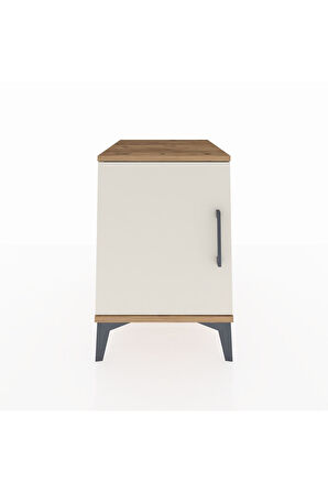 Kronos Komodin 2 Raflı Tek Kapaklı 44x59x64 Çam-Aytaşı
