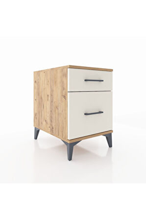 Kronos Komodin Tek Çekmeceli 44x59x64 Çam-Aytaşı