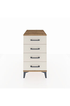 Kronos Komodin 4 Çekmeceli 44x59x80 Çam-Aytaşı