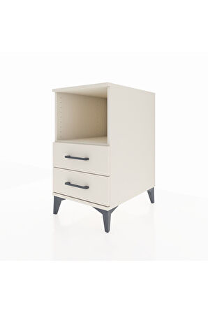 Kronos Komodin Tek Raflı 2 Çekmeceli 44x59x80 Aytaşı-Aytaşı