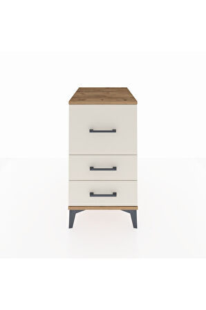 Kronos Komodin 3 Çekmeceli 44x59x80 Çam-Aytaşı