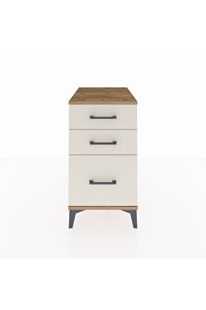 Kronos Komodin 3 Çekmeceli 44x59x80 Çam-Aytaşı
