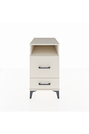 Kronos Komodin Tek Raflı 2 Çekmeceli 44x59x80 Aytaşı-Aytaşı