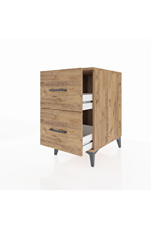 Kronos Komodin 2 Çekmeceli 44x59x80 Çam-Çam