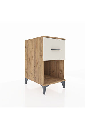 Kronos Komodin Tek Çekmeceli 44x59x80 Çam-Aytaşı