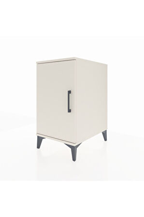 Kronos Komodin 2 Raflı Tek Kapaklı 44x59x80 Aytaşı-Aytaşı