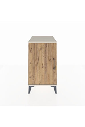 Kronos Komodin 2 Raflı Tek Kapaklı 44x59x80 Aytaşı-Çam