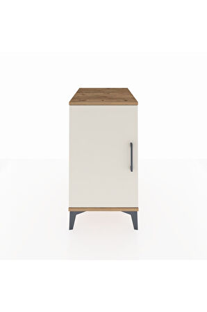 Kronos Komodin 2 Raflı Tek Kapaklı 44x59x80 Çam-Aytaşı