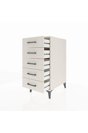 Kronos Komodin 5 Çekmeceli 44x59x96 Aytaşı-Aytaşı
