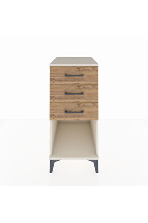 Kronos Komodin 3 Çekmeceli 44x59x96 Aytaşı-Çam