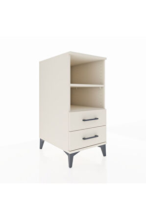 Kronos Komodin 2 Raflı 2 Çekmeceli 44x59x96 Aytaşı-Aytaşı