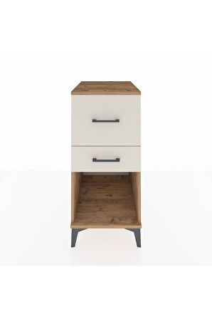 Kronos Komodin 2 Çekmeceli 44x59x96 Çam-Aytaşı