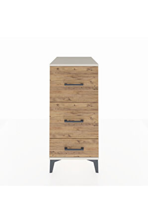 Kronos Komodin 3 Çekmeceli 44x59x96 Aytaşı-Çam