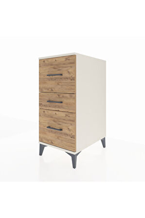 Kronos Komodin 3 Çekmeceli 44x59x96 Aytaşı-Çam
