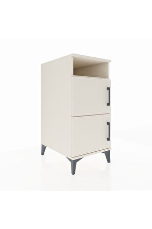 Kronos Komodin 2 Raflı 2 Kapaklı 44x59x96 Aytaşı-Aytaşı