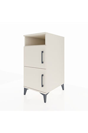Kronos Komodin 2 Raflı 2 Kapaklı 44x59x96 Aytaşı-Aytaşı