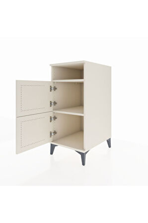 Kronos Komodin 2 Raflı 2 Kapaklı 44x59x96 Aytaşı-Aytaşı