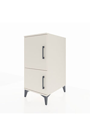 Kronos Komodin 3 Raflı 2 Kapaklı 44x59x96 Aytaşı-Aytaşı