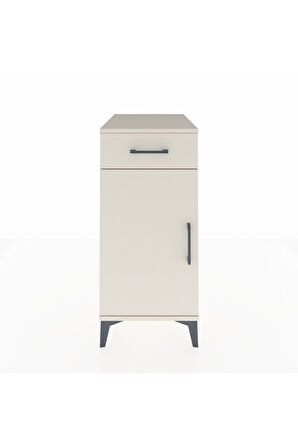 Kronos Komodin 2 Raflı Tek Çekmeceli Tek Kapaklı 44x59x96 Aytaşı-Aytaşı
