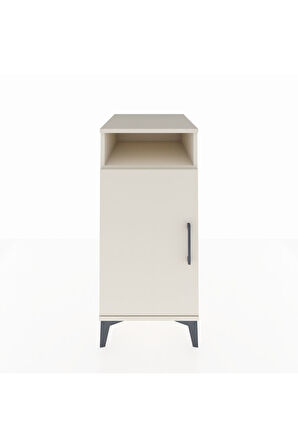 Kronos Komodin 3 Raflı Tek Kapaklı 44x59x96 Aytaşı-Aytaşı