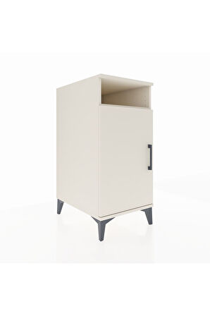 Kronos Komodin 3 Raflı Tek Kapaklı 44x59x96 Aytaşı-Aytaşı