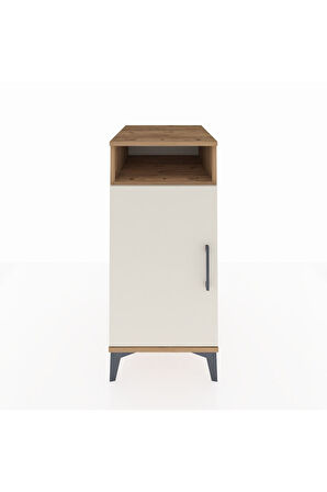 Kronos Komodin 3 Raflı Tek Kapaklı 44x59x96 Çam-Aytaşı