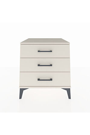 Kronos Komodin 3 Çekmeceli 60x59x64 Aytaşı-Aytaşı
