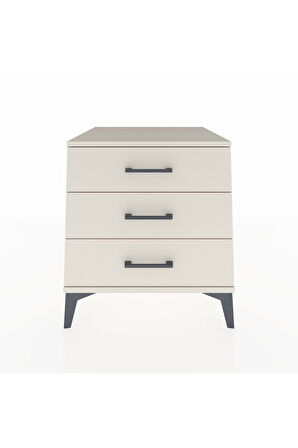 Kronos Komodin 3 Çekmeceli 60x59x64 Aytaşı-Aytaşı