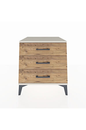 Kronos Komodin 3 Çekmeceli 60x59x64 Aytaşı-Çam