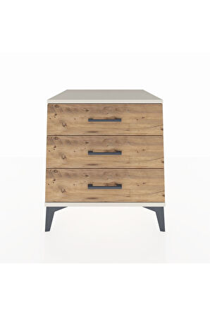 Kronos Komodin 3 Çekmeceli 60x59x64 Aytaşı-Çam