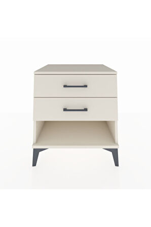 Kronos Komodin 2 Çekmeceli 60x59x64 Aytaşı-Aytaşı