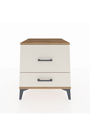Kronos Komodin 2 Çekmeceli 60x59x64 Çam-Aytaşı