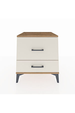 Kronos Komodin 2 Çekmeceli 60x59x64 Çam-Aytaşı