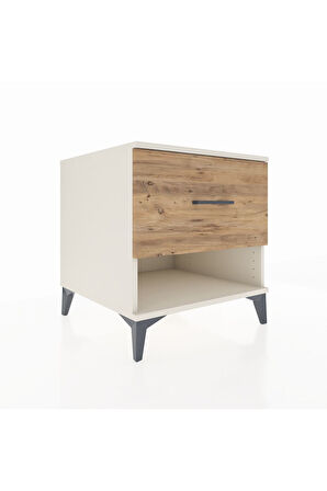 Kronos Komodin Tek Çekmeceli 60x59x64 Aytaşı-Çam