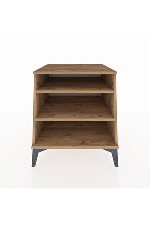 Kronos Komodin 2 Raflı 60x59x64 Çam-Çam