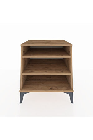 Kronos Komodin 2 Raflı 60x59x64 Çam-Çam