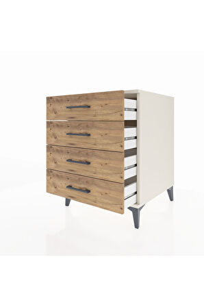 Kronos Komodin 4 Çekmeceli 60x59x80 Aytaşı-Çam