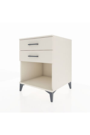 Kronos Komodin 2 Çekmeceli 60x59x80 Aytaşı-Aytaşı