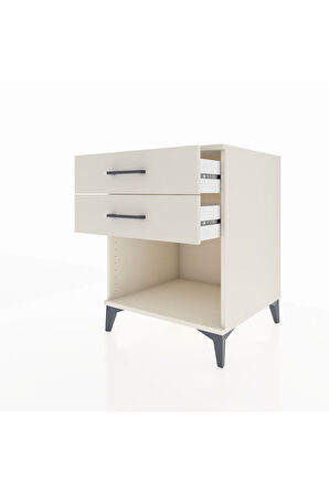 Kronos Komodin 2 Çekmeceli 60x59x80 Aytaşı-Aytaşı